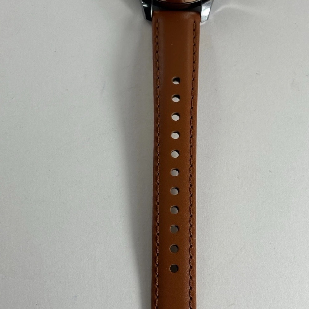 FOSSIL RYE MULTIFUNCTION Watch Blue Dial Leather Band Women's BQ3765 - Picture 8 of 16
